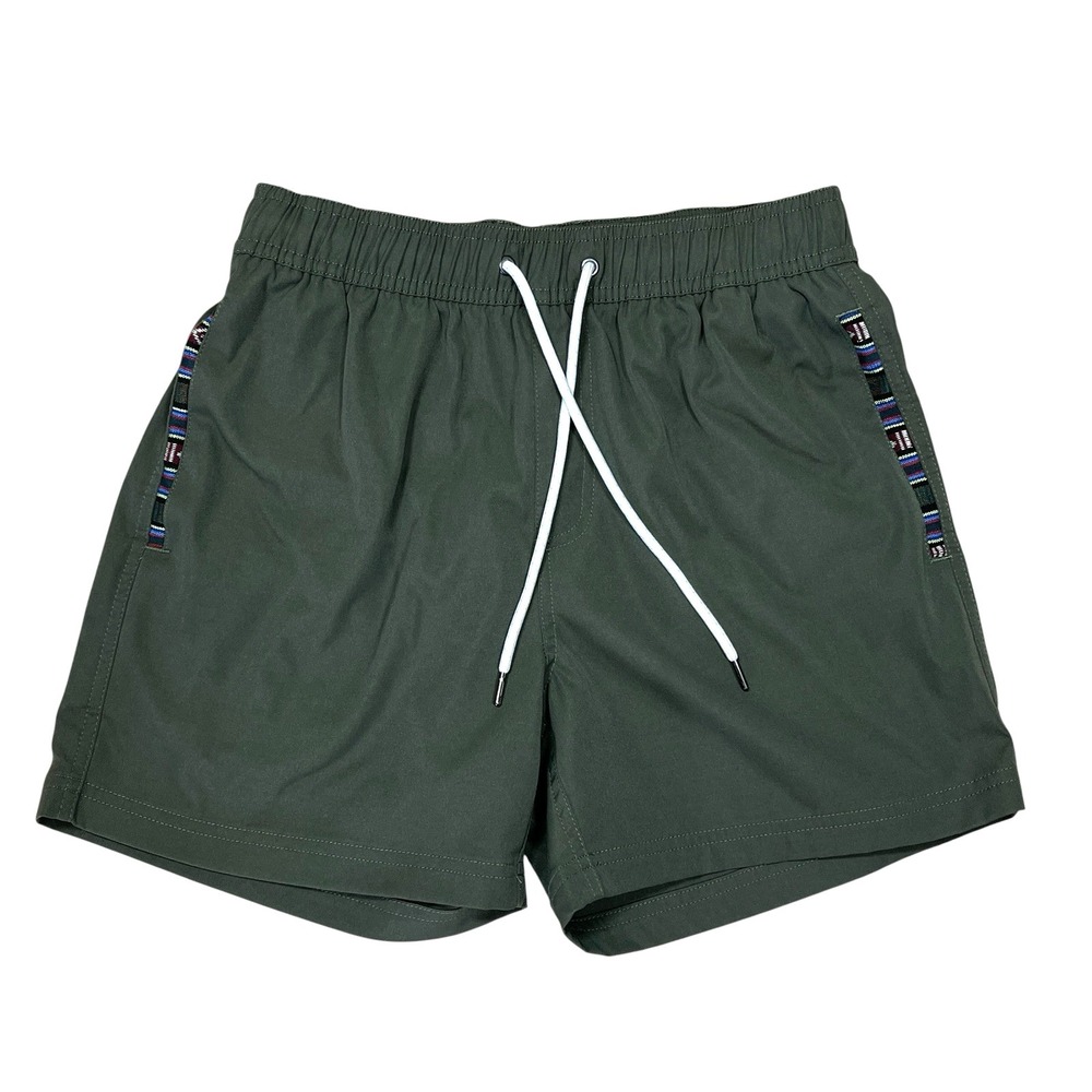 Wowie Sapien 2.0 Casual Shorts Mens S 5" Olive Green Drawstring Pockets